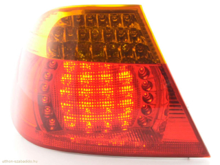 BMW 3 sorozat Coupe, E46 típus (03-06 évjárat) , bal hátsó lámpa sárga/vörös