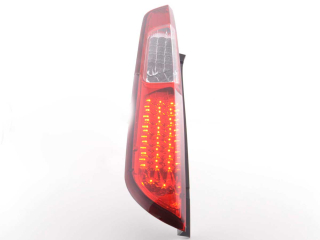 Ford Focus 2 5 ajtós (08-10 évjárat) vörös/átlátszó LED-es hátsó lámpa