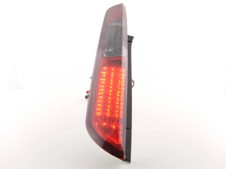 Ford Focus 2 5 ajtós (08-10 évjárat) vörös/fekete LED-es hátsó lámpa