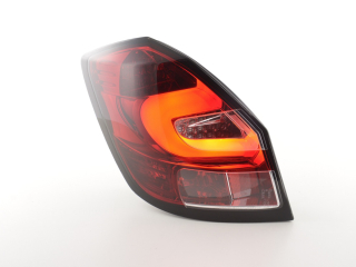 Skoda Fabia 5 ajtós (2007 évjárattól) LED-es hátsó lámpa vörös/átlátszó