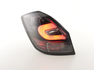 Skoda Fabia 5 ajtós (2007 évjárattól) fekete LED-es hátsó lámpa