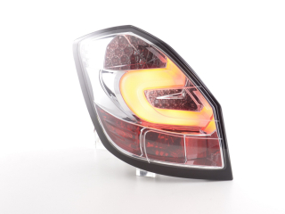Skoda Fabia 5J 5 ajtós (07-10 évjárat) króm LED-es hátsó lámpa