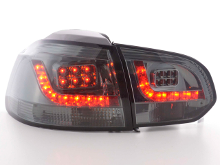 VW Golf 6, 1K típus (2008-2012 évjárat) fekete LED-es hátsó lámpa