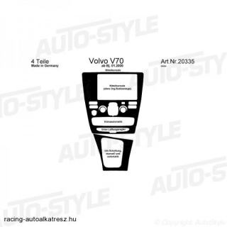 VOLVO V70, Műszerfal dekorfólia