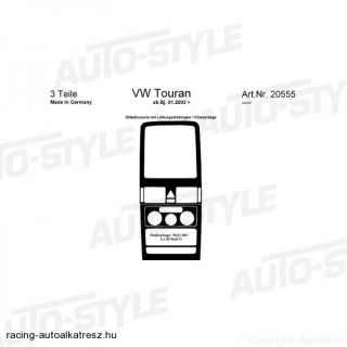 VOLKSWAGEN TOURAN, Műszerfal dekorfólia