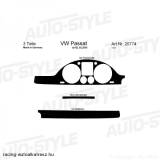 VOLKSWAGEN PASSAT, Műszerfal dekorfólia