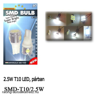 2.5W-os T10-es LED