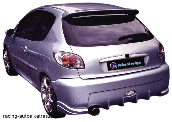 PEUGEOT 206, Hátsó lökhárító