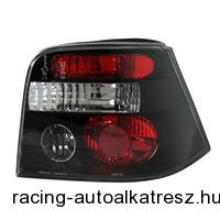 Hátsó lámpák, VW Golf 4 97-03, átlátszó/fekete