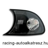 1 készlet (bal, jobb) sarokirányjelző/helyzetjelző átlátszó/fekete BMW E46 Coupe