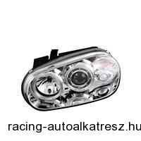 1 készlet (bal, jobb) LED - AE egyedi erős fényű fényszórók VW Golf IV, átlátszó