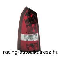 Hátsó lámpák, Ford Focus Turnier 10/98-10/04, átlátszó/vörös/króm