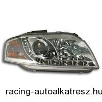 1 készlet (bal, jobb) első lámpa for Audi A3 03-08, nappalifény design, átlátszó