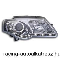 Fényszóró készlet, nappalifény design, VW Passat (3C) 05-, xenon-hatású lencse, 
