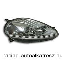 Fényszóró készlet, nappalifény design, Fiat Punto 09-, xenon-hatású lencse, elek