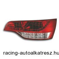 Hátsó lámpák, LED, Audi Q7 06-, LED irányjelzővel, átlátszó/vörös