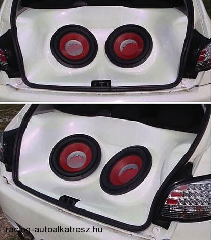 PEUGEOT 206, Csomagtér beépítő szett mélynyomóhoz