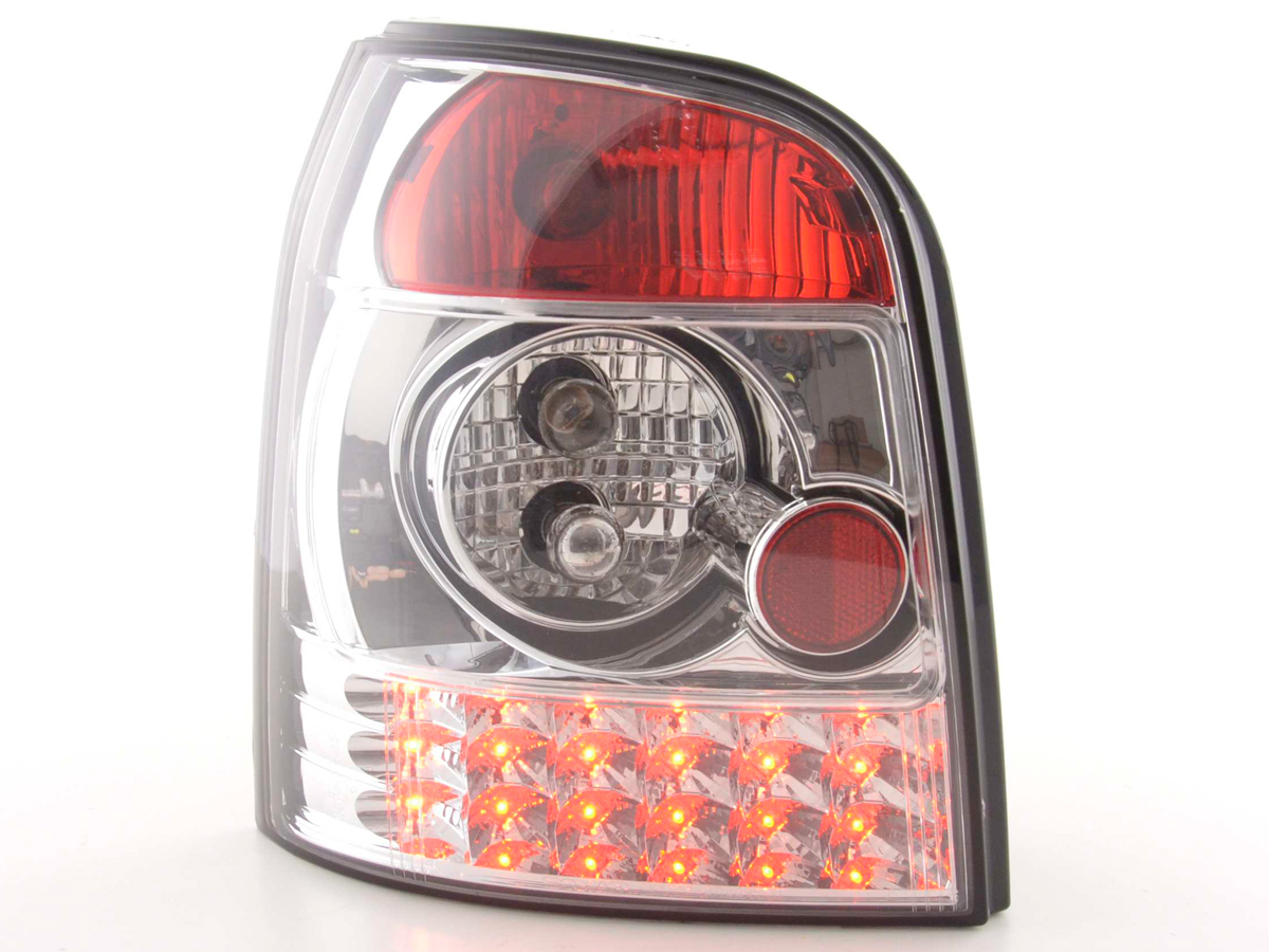Audi A4 Avant, B5 típus (95-00 évjárat) króm LED-es hátsó lámpa