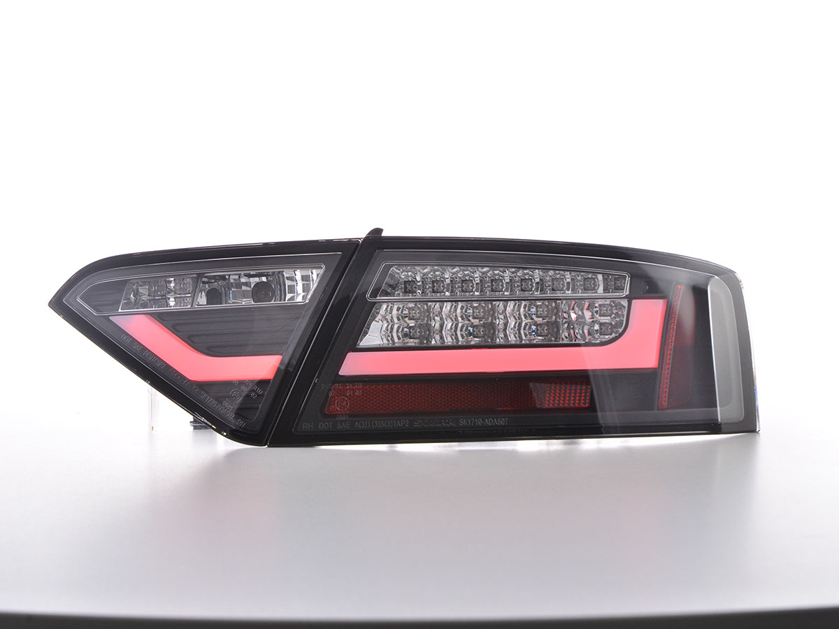 Audi A5 8T Coupe/Sportback (07-11 évjárat) fekete LED-es hátsó lámpa fénysor