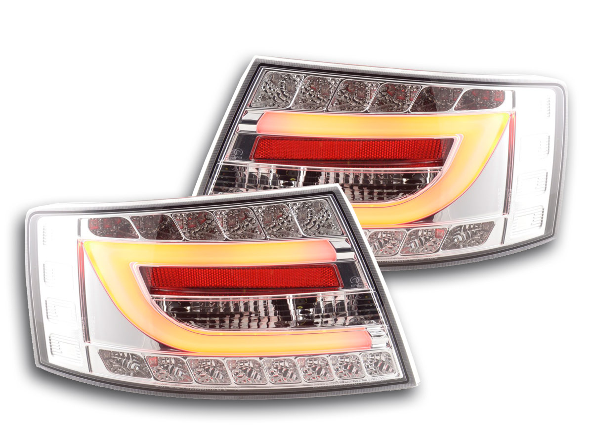 Audi A6 szedán (4F) (04-08 évjárat) króm LED-es hátsó lámpa