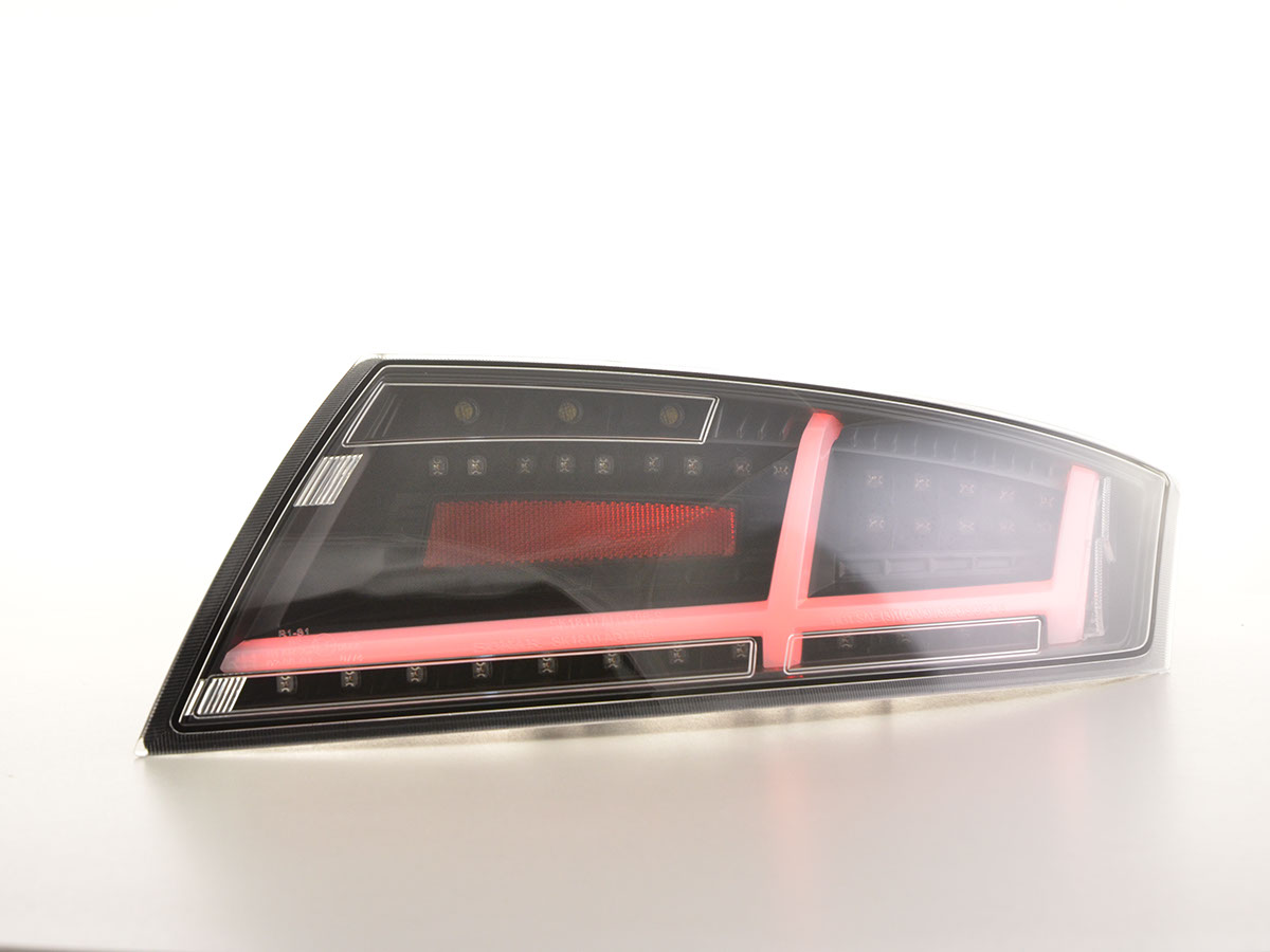 Audi TT 8J (06-14 évjárat) fekete LED-es hátsó lámpa fénysor
