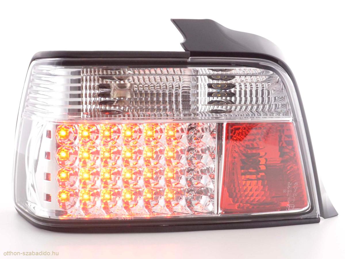 BMW 3 sorozat szedán, E36 típus (91-98 évjárat) króm LED-es hátsó lámpa