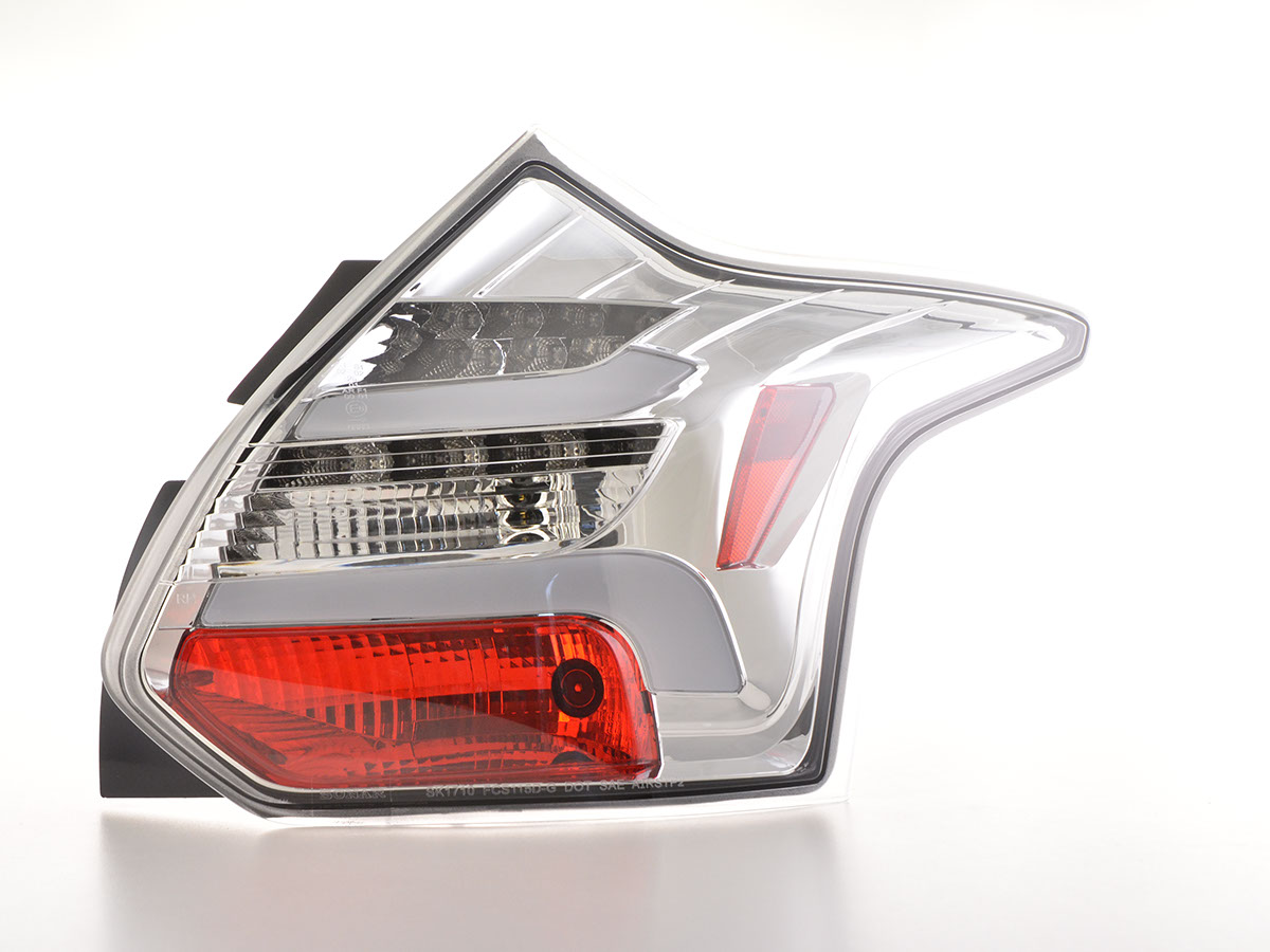 Ford Focus 3 (10-14 évjárat) króm LED-es hátsó lámpa fénysor