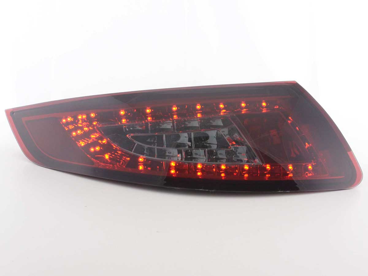 Porsche 911, 997 típus (05-09 évjárat) vörös/fekete LED-es hátsó lámpa