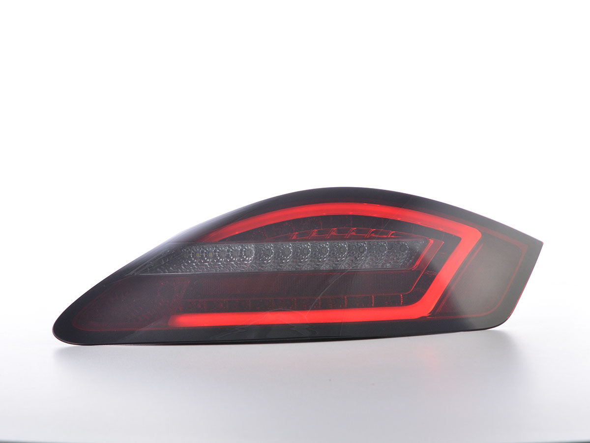 Porsche Boxster, 987 típus (04-09 évjárat) vörös/fekete LED-es hátsó lámpa