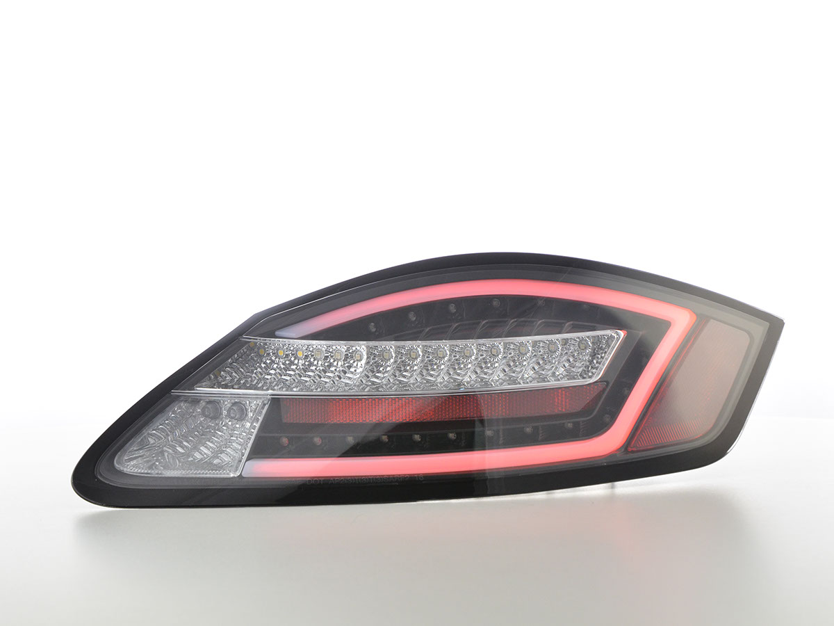 Porsche Boxster, 987 típus (04-09 évjárat) fekete LED-es hátsó lámpa