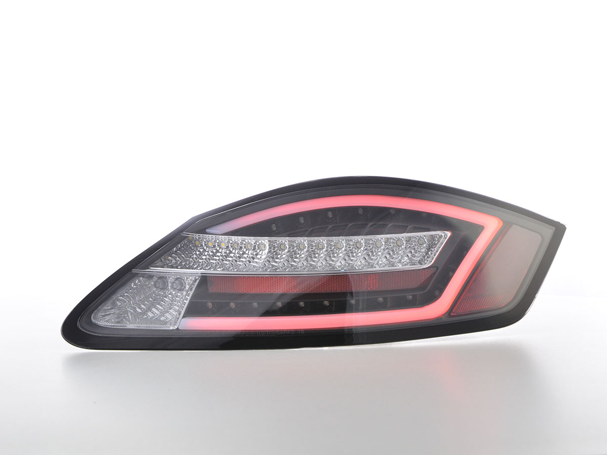 Porsche Boxster, 987 típus (04-09 évjárat) fekete LED-es hátsó lámpa