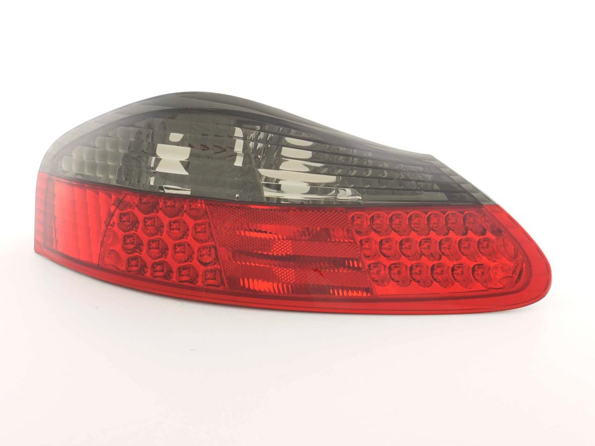 Porsche Boxster, 986 típus (1996-2004 évjárat) fekete/red LED-es hátsó lámpa
