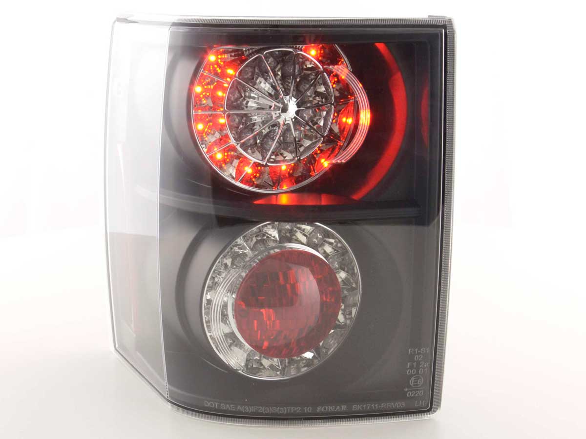 Land Rover Range Rover fekete LED irányjelzős LED-es hátsó lámpa