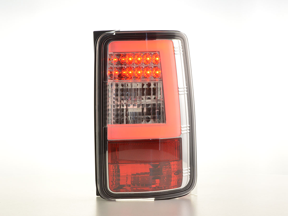VW Caddy (2K) (03-15 évjárat) króm LED-es hátsó lámpa fénysor