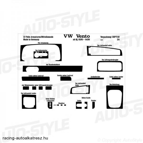 VOLKSWAGEN VENTO, Műszerfal dekorfólia