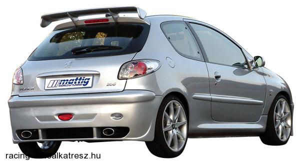 PEUGEOT 206, Hátsó tető szárny