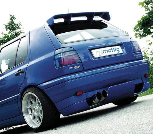 VOLKSWAGEN GOLF III, Hátsó tető szárny
